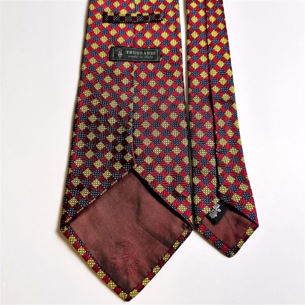 1177-Caravat/Cà vạt nam-TRUSSARDI Italy silk tie-Gần như mới4