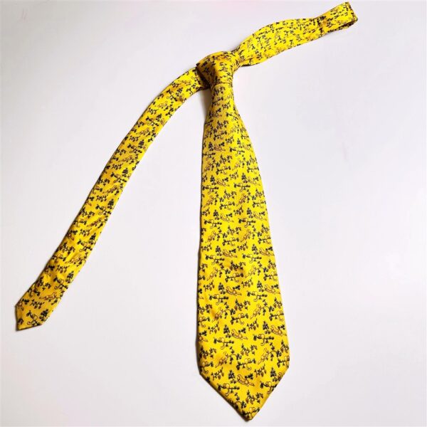 1196-Caravat/Cà vạt nam-EVEN France silk tie-Gần như mới1