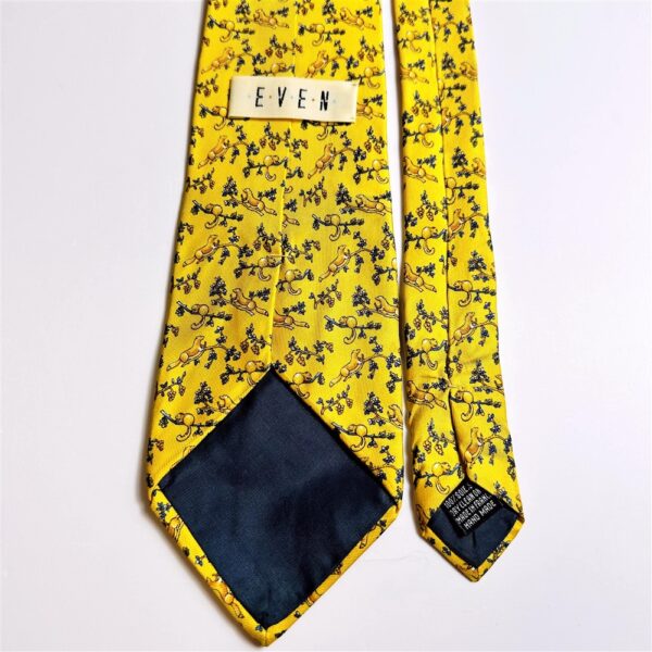 1196-Caravat/Cà vạt nam-EVEN France silk tie-Gần như mới4