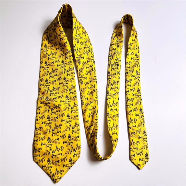 1196-Caravat/Cà vạt nam-EVEN France silk tie-Gần như mới6