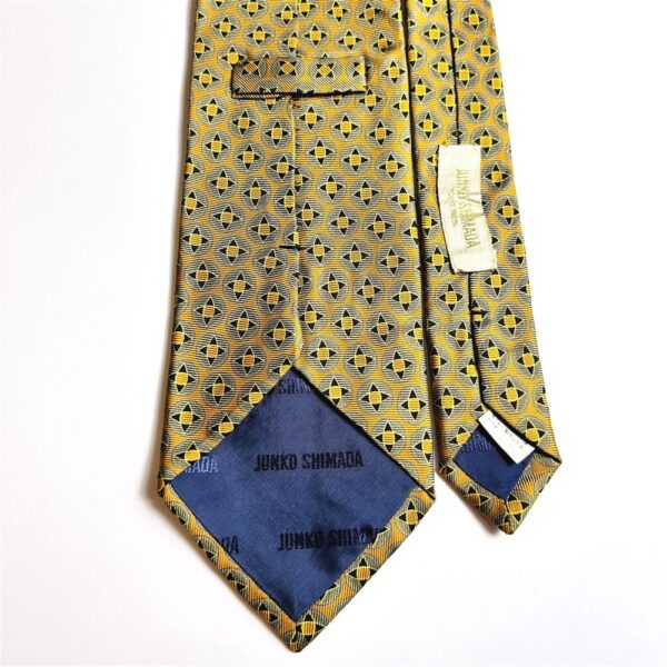 1204-Caravat/Cà vạt nam-JUNKO SHIMADA silk tie 9.6cm-Gần như mới4