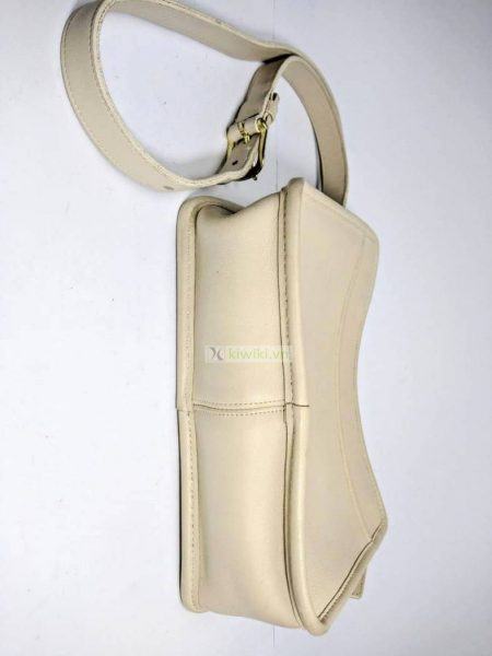 1478-Túi đeo chéo-COACH white leather crossbody bag6