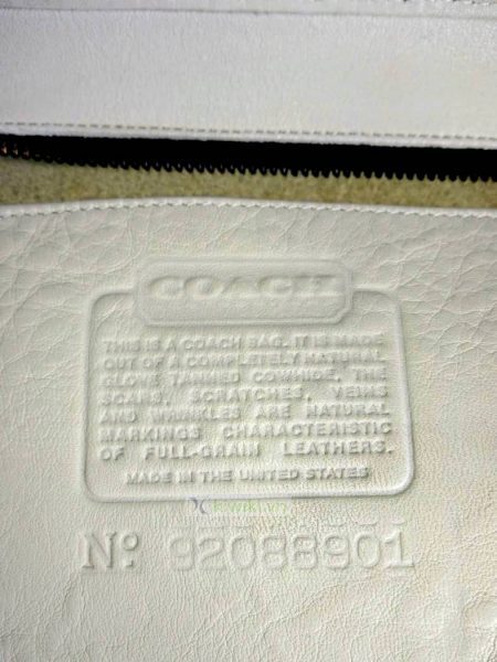 1478-Túi đeo chéo-COACH white leather crossbody bag9