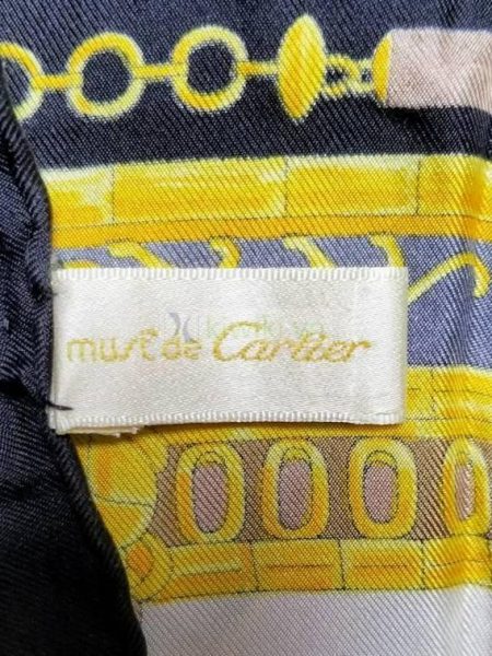 1022-Khăn lụa-CARIER Must de Cartier scarf5