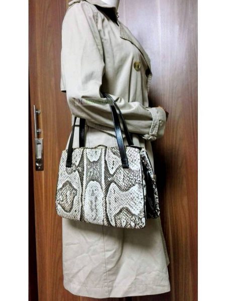 1325-Túi xách tay-Python skin handbag1