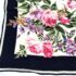 1025-Khăn lụa vuông-Yves Saint Laurent Floral scarf4
