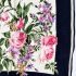 1025-Khăn-Yves Saint Laurent Floral vintage scarf (~76cm x 76cm)3