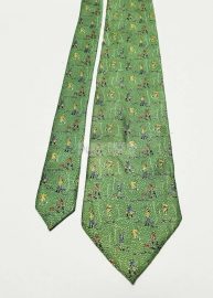 1193-Caravat-Original green Tie