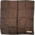 1026-Khăn lụa vuông-Yves Saint Laurent Brown neckerchief (~58cm x 58cm)0