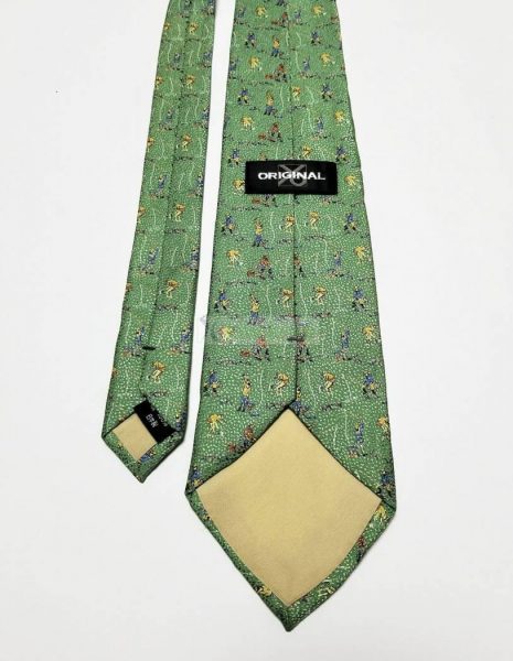 1193-Caravat-Original green Tie2