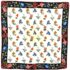 1028-Khăn lụa vuông-Tiffany and Co Floral scarf (~88cm x 88cm)0