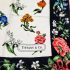 1028-Khăn-Tiffany and Co Floral scarf (~84cm x 84cm)1