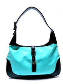 1491-Túi xách tay-GUCCI Jackie turquoise handbag
