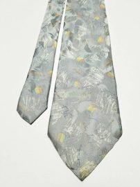 1195-Caravat-Ellesse gray vintage Tie