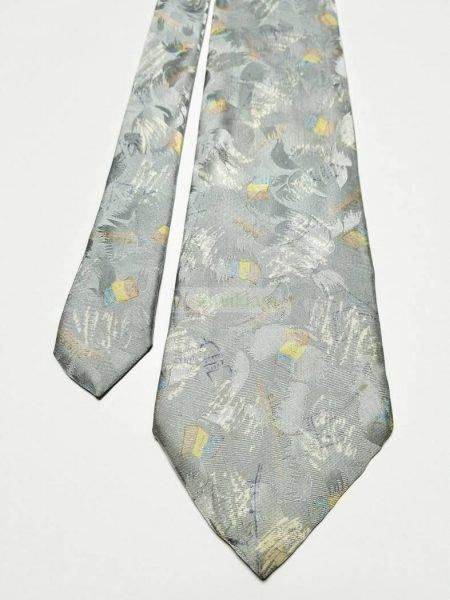 1195-Caravat-Ellesse gray vintage Tie0
