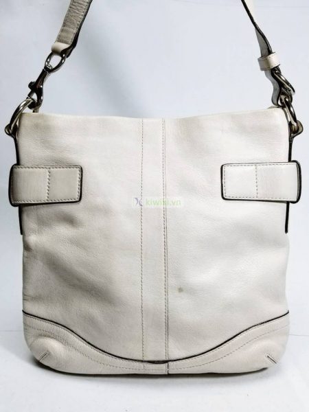 1468-Túi đeo chéo-Coach white leather messenger bag5