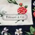 1028-Khăn-Tiffany and Co Floral scarf (~84cm x 84cm)4