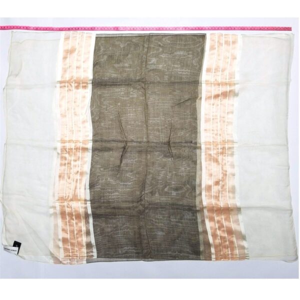 1029-Khăn lụa mỏng-Giorgio Armani Silk long scarf (~176cm x 65cm)-Gần như mới1