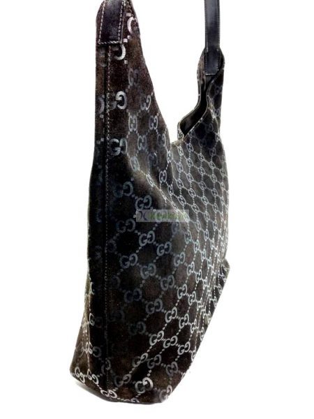 1494-Túi đeo vai-GUCCI Monogram Suede Shoulder bag5