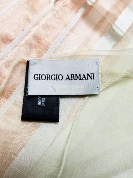 1029-Khăn-Giorgio Armani Silk long scarf (~176cm x 65cm)2