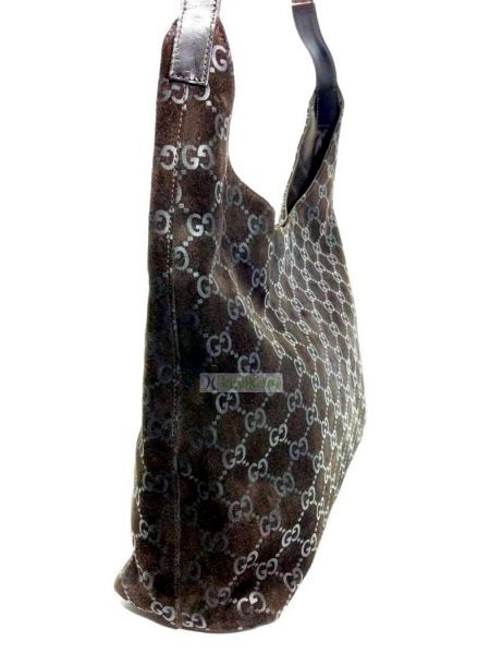 1494-Túi đeo vai-GUCCI Monogram Suede Shoulder bag7
