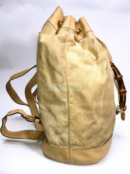 1496-Balo nữ-GUCCI bamboo suede leather backpack3