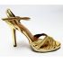 1238-Sandals size 38-GRACE CONTINENTAL gold metallic sandals2