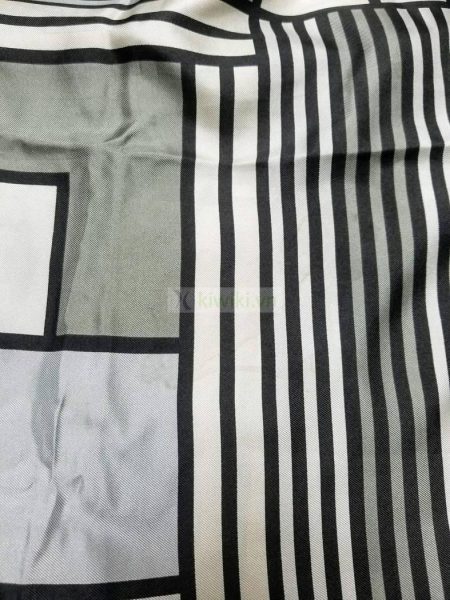1032-Khăn-Givenchy black edging vintage scarf (~78cm x 78cm)3