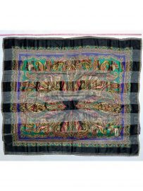 1033-Khăn-Yves Saint Laurent foulards vintage scarf (~98cm x 98cm)