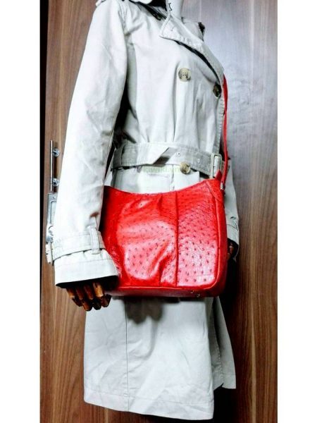 1332-Túi đeo chéo-JRA Ostrich leather crossbody bag2