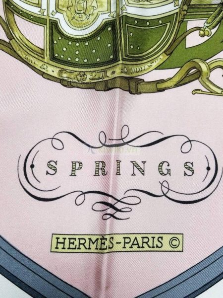 1037-Khăn lụa-HERMES Springs Ledoux pink scarf4