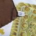 1038-Khăn lụa-HERMES Burgundy Ivory Olive Gold Selles a Housse scarf8