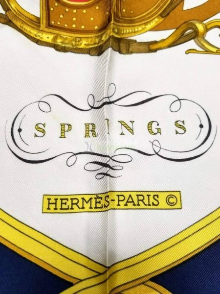 1039-Khăn lụa-HERMES Springs Ledoux blue scarf6