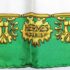 1041-Khăn lụa-HERMES Les Cavaliers D’or Rybal green scarf9