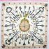 1043-Khăn lụa-HERMES Les Cles key pattern pink edging scarf0