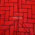 1049-Khăn-Pierre Balmain Red rectangular scarf (~78cm x 78cm)1