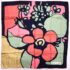 1050-Khăn lụa vuông-Pierre Balmain flower pattern scarf (~78cm x 78cm)-Gần như mới0
