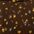 1052-Khăn lụa vuông-Pierre Cardin floral brown scarf (~76cm x 76cm)-Khá mới5