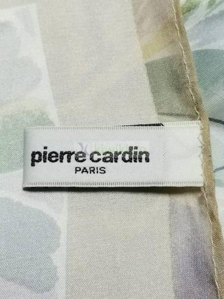 1054-Khăn-Pierre Cardin floral scarf (~88cm x 88cm)3