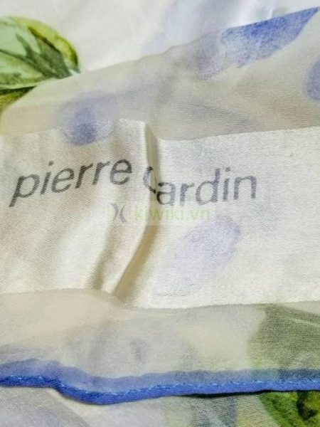 1055-Khăn-Pierre Cardin floral scarf (~85cm x 85cm)2