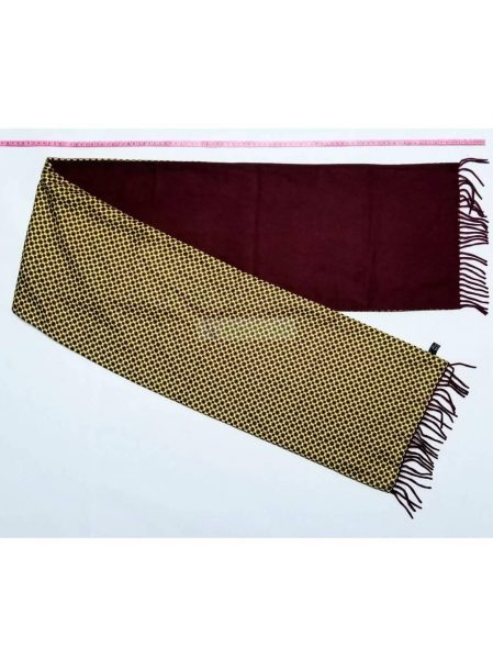 1056-Khăn-Wako Pure Cashmere Pure Silk men scarf (~160cm x 30cm)0