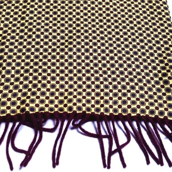 1056-Khăn quàng nam/nữ-Wako Pure Cashmere Pure Silk scarf-Khá mới2