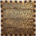 1090-Khăn lụa vuông-ALMA leopard pattern silk scarf (~95cm x 95cm)1