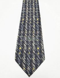 1156-Caravat-Pierre Cardin gray background Tie