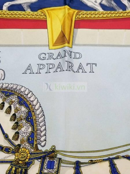 1045-Khăn lụa-HERMES Grand Apparat scarf8