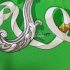 1046-Khăn lụa-HERMES Ferronnerie green back ground scarf (~88cm x 88cm)4