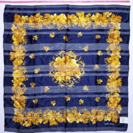 1058-Khăn lụa vuông-Hardy Amies Moonbat silk scarf (~85cm x 85cm)-Mới/chưa sử dụng
