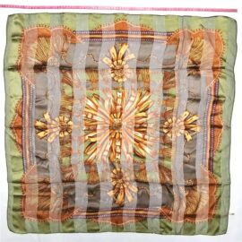 1060-Khăn lụa vuông-Japan Silk scarf (~90cm x 90cm)-Khá mới
