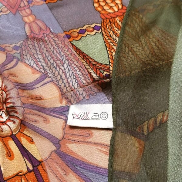 1060-Khăn lụa vuông-Japan Silk scarf (~90cm x 90cm)-Khá mới4