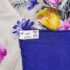 1067-Khăn lụa vuông-Floral theme silk carf (~86cm x 86cm)-Khá mới4